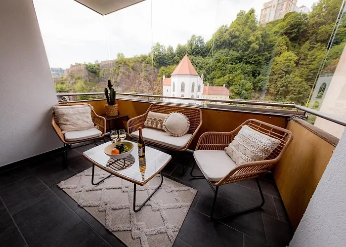 Bonnystay L Modern L Zentral L Work Space L Kitchen L Smart Tv L Wlan 公寓 帕绍