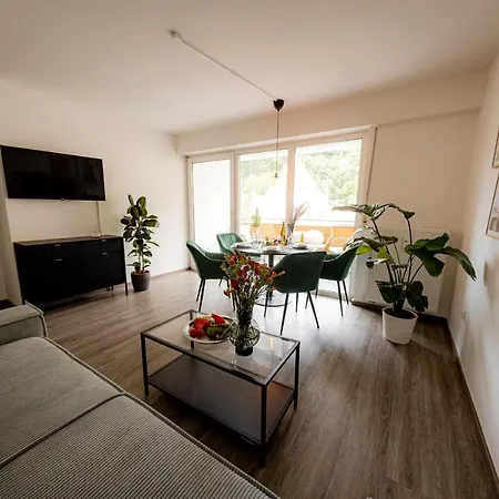 Bonnystay L Modern L Zentral L Work Space L Kitchen L Smart Tv L Wlan 公寓 帕绍